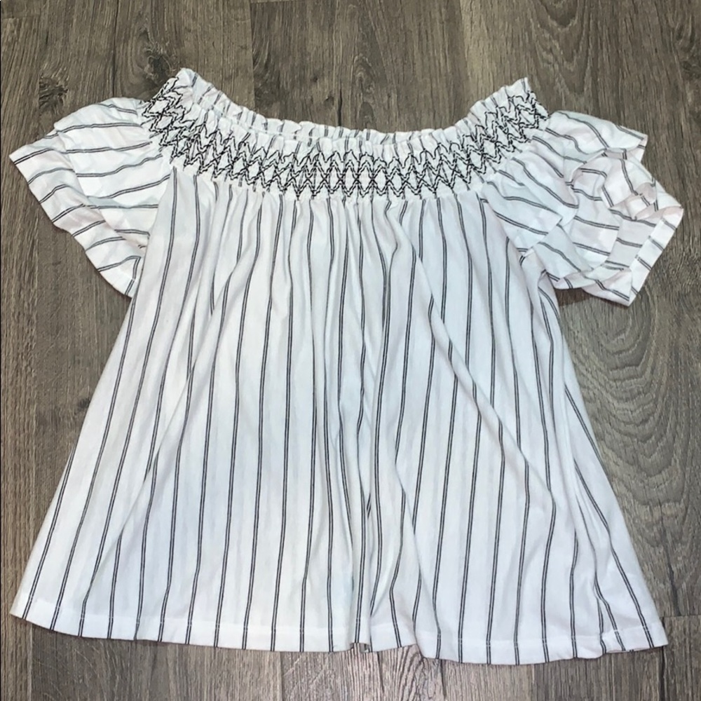 Off the shoulder shirt